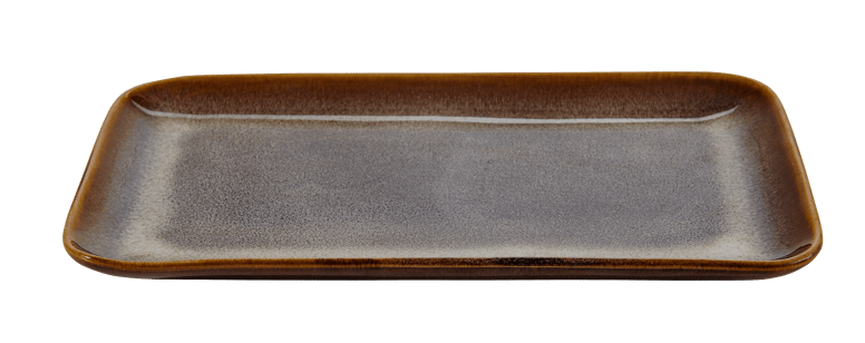 COZY Plato marrón An. 15 x L 25,5 cm