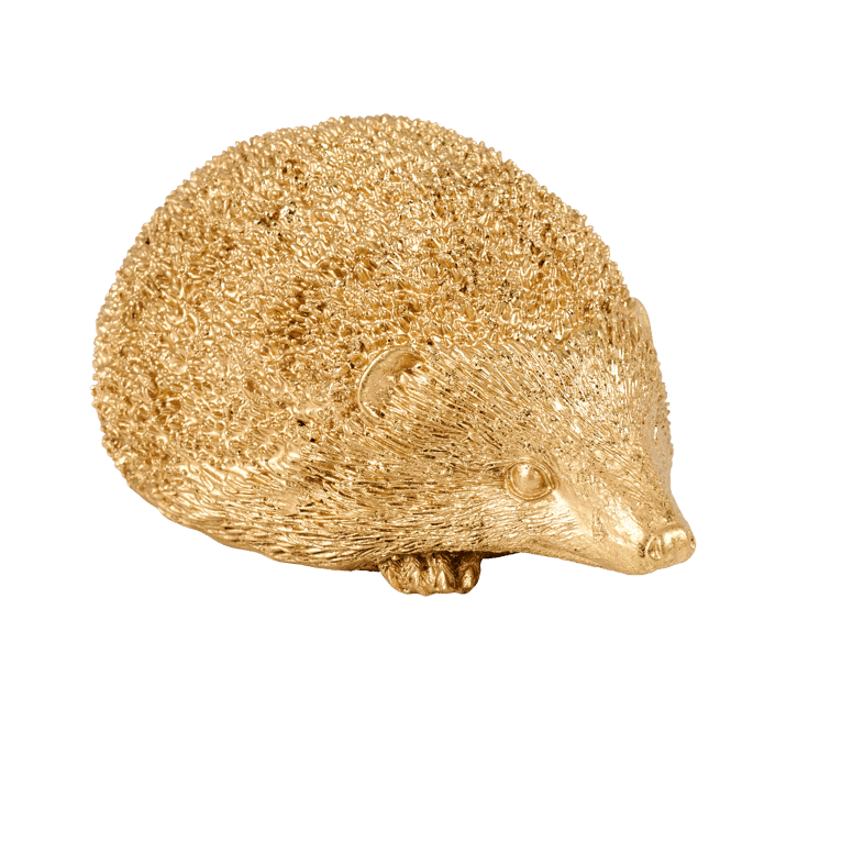 HEDGEHOG Igel Gold H 6,7 x B 14 x T 9 cm