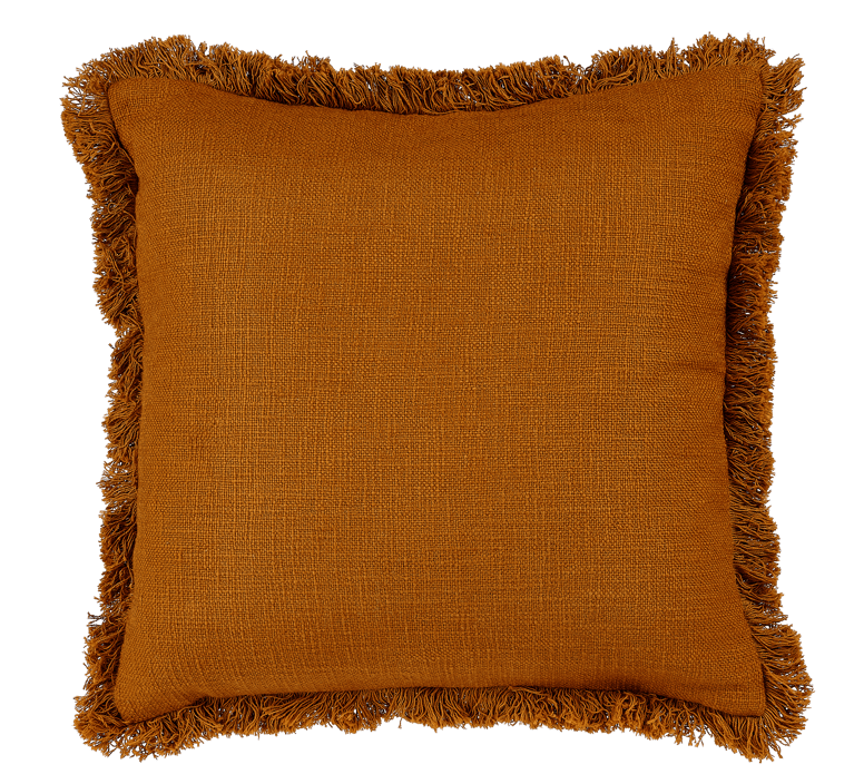 TIBE Coussin brun Larg. 45 x Long. 45 cm