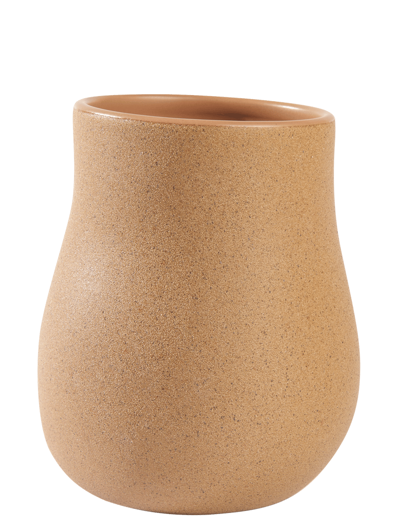 INTERO Pot de fleurs brun H 14,8 cm - Ø 12 cm