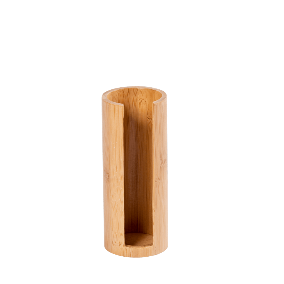 ORGANOO Boîte à coton naturel H 16,5 cm - Ø 7 cm