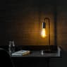 ARCHE Lampe de table noir H 43 cm - Ø 14 cm