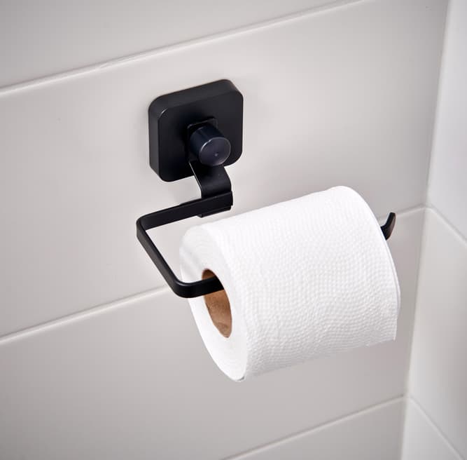 Support papier toilette ventouse