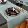 UNILINE Caminho de mesa verde escuro W 45 x L 138 cm