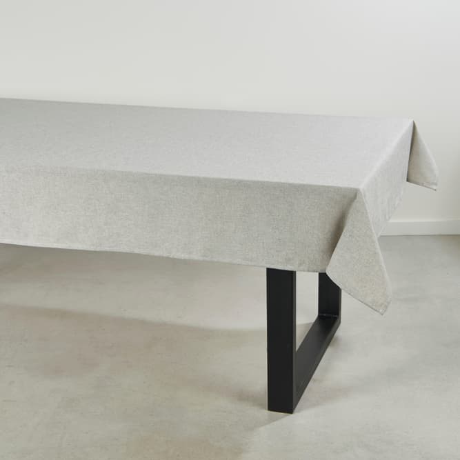 MELANGE Toalha de mesa cinzento W 138 x L 200 cm