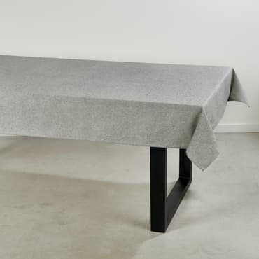 MELANGE Toalha de mesa preto W 138 x L 200 cm