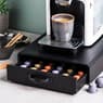CAFE Ladebox voor koffiecaps zwart H 7,5 x B 28 x D 34,5 cm