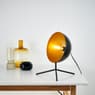 SOLEIL Lampe de table noir H 36 x Larg. 31 x P 27 cm