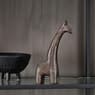 JERRY Girafe décorative noir H 24 cm