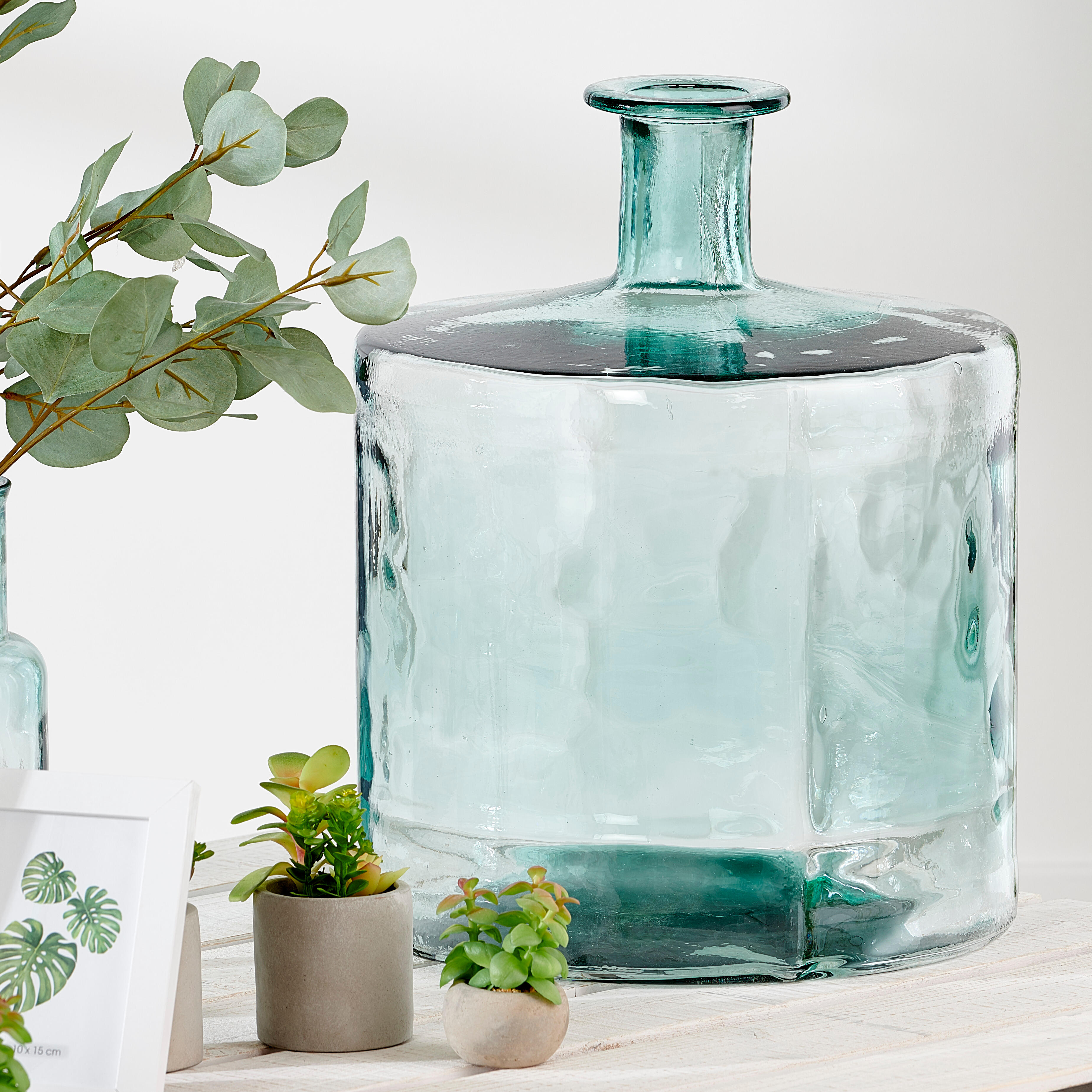 Vaso di vetro trasparente per centrotavola vaso a coste vaso moderno vaso  di vetro scanalato vaso decorativo per soggiorno hotsale!