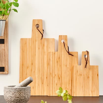  3 tablas de cortar decorativas para servir de madera