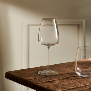 I MERA Verre à vin transparent H 20,3 cm - Ø 8 cm