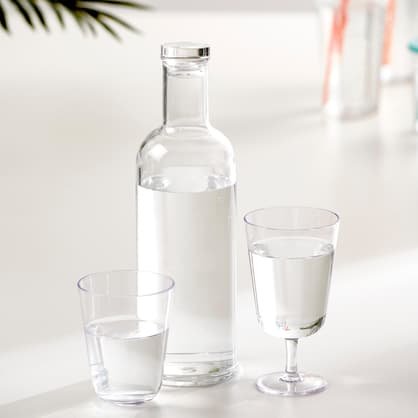 BORA Weinglas Transparent H 14,5 cm - Ø 8 cm