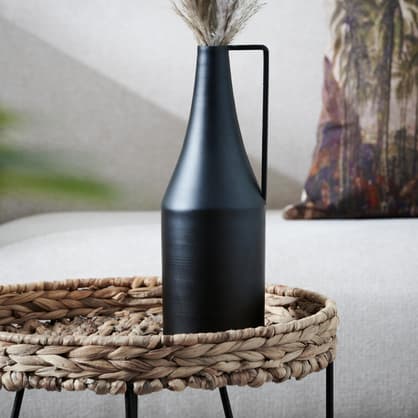 BASTA Vase noir H 27 cm - Ø 10 cm - Ø 3 cm