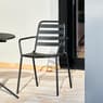 LIVA Bistro stoel zwart H 79,5 x B 52,3 x D 56,3 cm