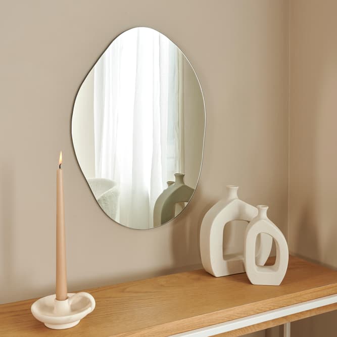 NISSEDAL Miroir, blanc, 65x150 cm, sans plomb - IKEA