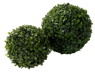 GREEN Kunstbuxusbol groen Ø 18 cm