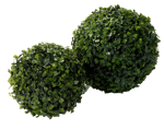 GREEN Boule en buis artificielle vert Ø 18 cm
