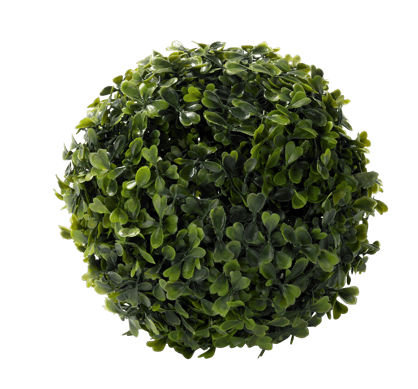 GREEN Bola de boj artificial verde Ø 18 cm