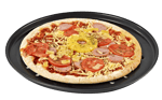 MARGARITHA Plaque de cuisson pour pizza gris foncé H 2 cm - Ø 33 cm