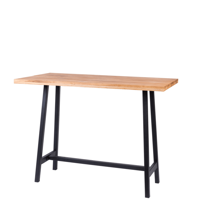 OAK SPLIT Table de bar naturel H 103 x Larg. 70 x Long. 140 cm