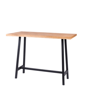 OAK SPLIT Table de bar naturel H 103 x Larg. 70 x Long. 140 cm
