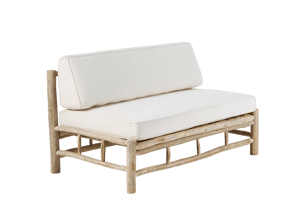 PANTAI Lounge Sessel 150cm Naturell H 82 x B 150 x T 85 cm