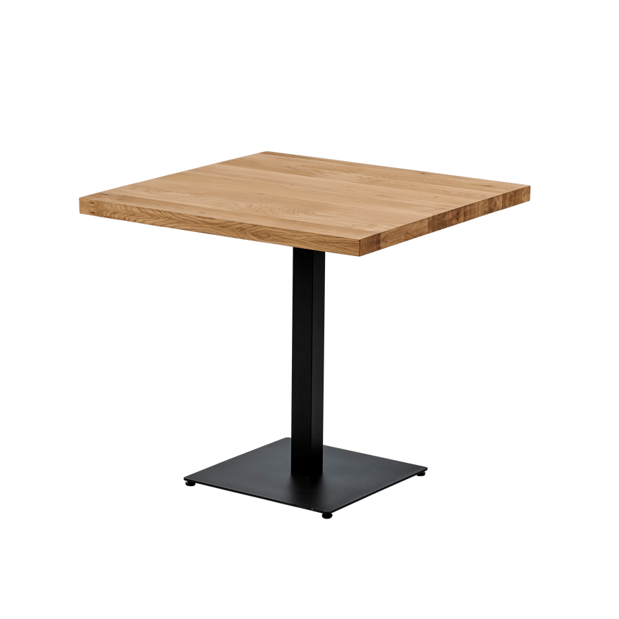 OAK Table à manger naturel H 74,5 x Larg. 80 x Long. 80 cm | CASA