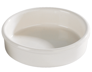 FLAN Fuentecita crema catalana blanco A 3 cm - Ø 11 cm