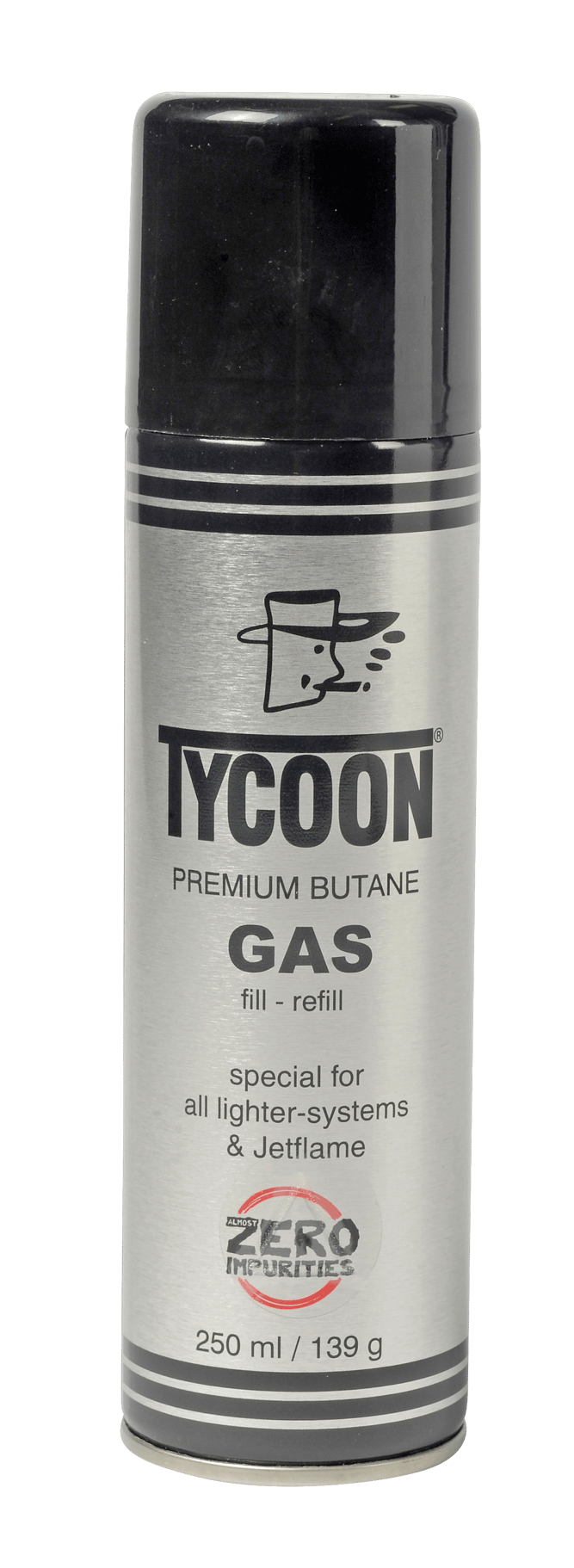 TYCOON Gas butano A 20 cm - Ø 5 cm