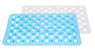 CLEAR Tappetino bagno 2 colori blu, trasparente H 37 x W 60 cm