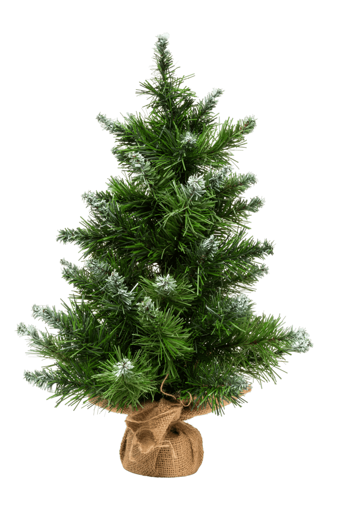 SNOWY Mini árvore de Natal branco, verde H 45 cm - Ø 31 cm | CASA