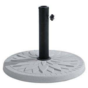 AMALFI Base per ombrellone grigio H 35 cm - Ø 50 cm