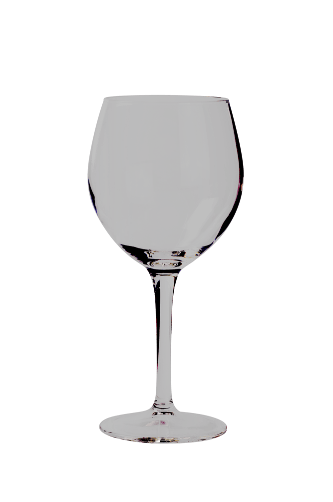 binnenplaats Ontembare Leuren RESTO Wijnglas gehard glas H 20 cm - Ø 9,4 cm | CASA