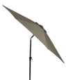 ALU Parasol zonder parasolvoet taupe H 240 cm - Ø 300 cm