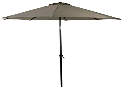 ALU Parasol sans pied de parasol taupe H 240 cm - Ø 300 cm