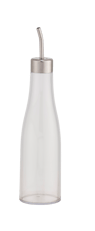 PURE Ölflasche Silbern, Transparent H 25 cm - Ø 5,5 cm