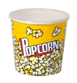POPCORN Cubo popcorn con tapa multicolor A 20 cm - Ø 20 cm