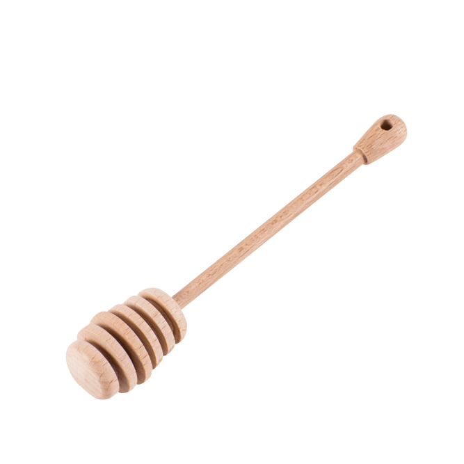 BASIC WOOD Cucchiaio per miele naturale L 15 cm - Ø 2,5 cm
