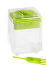 VIDA VERDE Frietsnijder groen, transparant H 15 x B 11,5 x D 9,5 cm