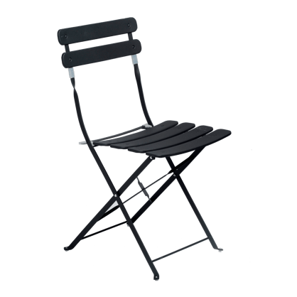 IMPERIAL Cadeira bistro preto H 82 x W 42 x D 46,5 cm