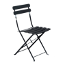 IMPERIAL Cadeira bistro preto H 82 x W 42 x D 46,5 cm