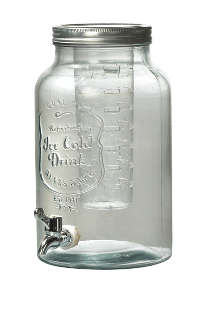 ICE  Réservoir à boisson avec robinet transparent 