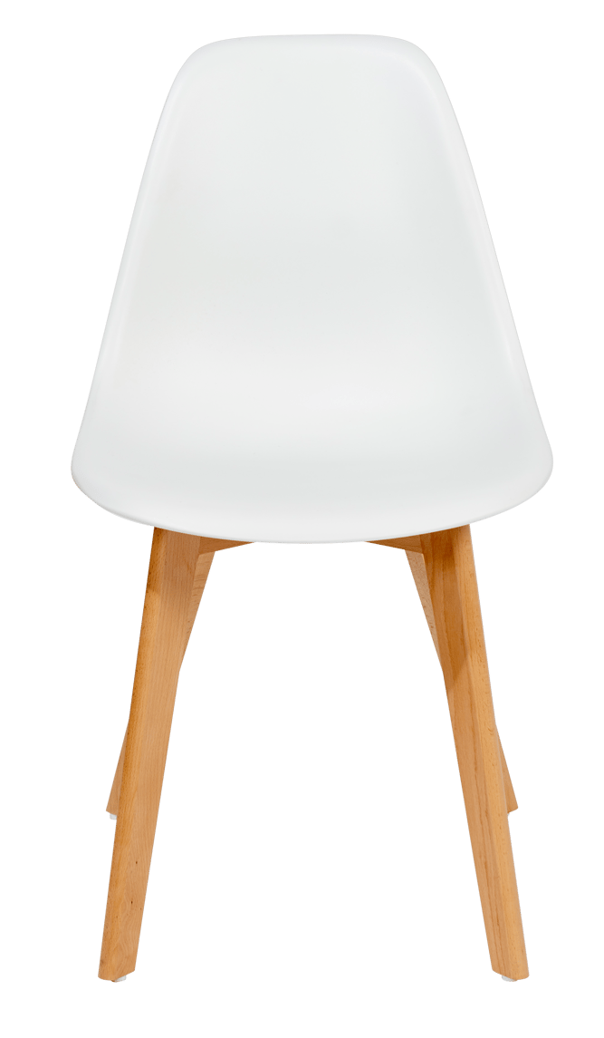 MATS Chaise salle à manger blanc H 83 x Larg. 47 x P 52 cm