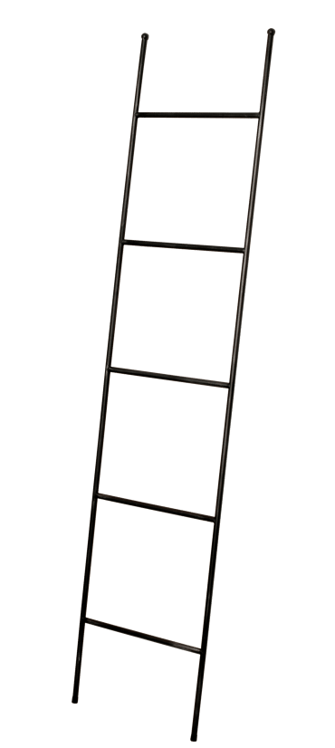 FERRO Escalera decorativa negro A 161 x An. 36 x P 1 cm