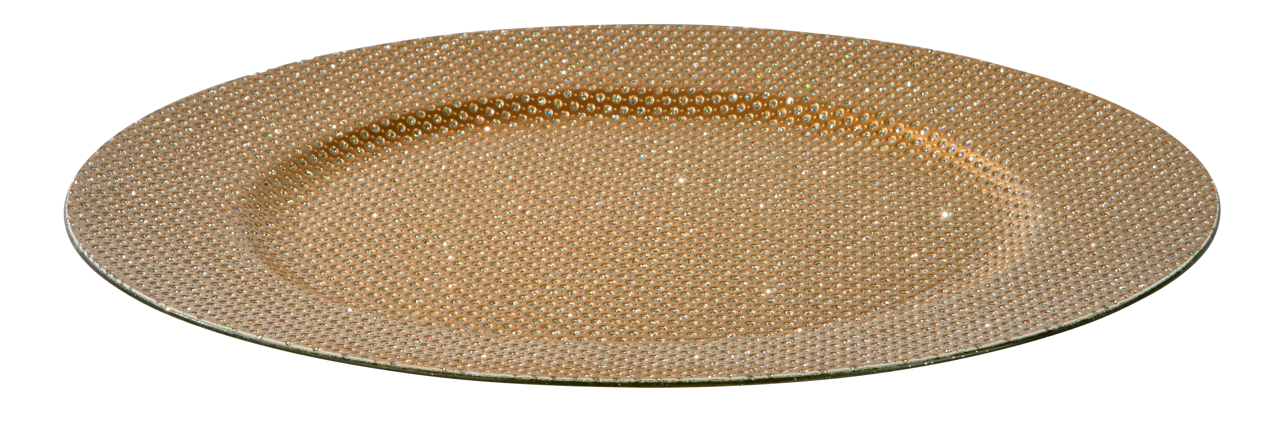 Plato decorativo dorado 33 cm 