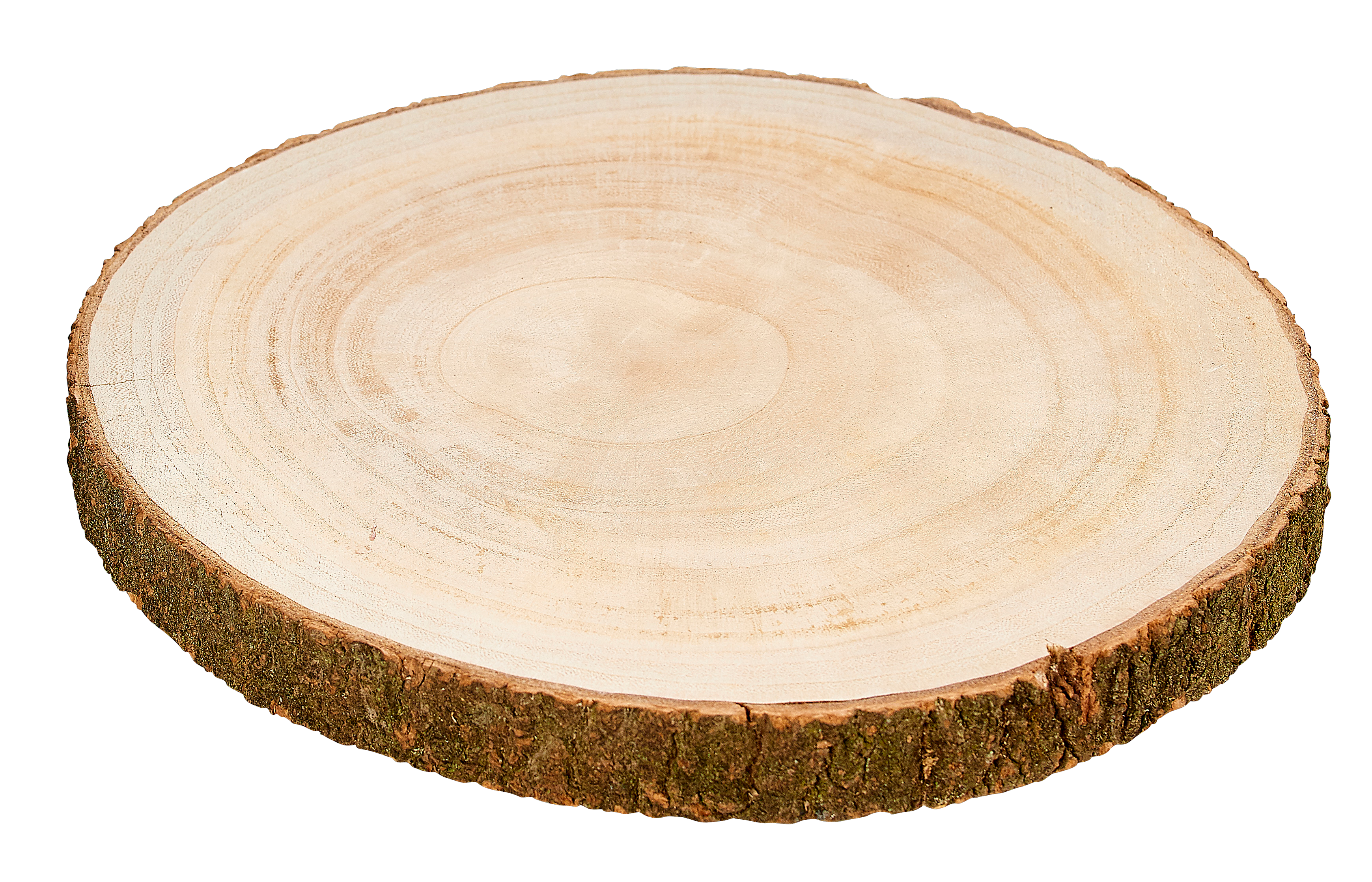 PAULO Piatto di legno marrone H 3,5 cm - Ø 36 cm