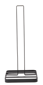 INDUSTRIA Porte essuie-tout noir H 32 x Larg. 14 x P 14 cm