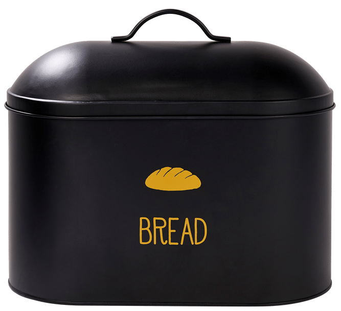 VIRA Contenitore per pane nero