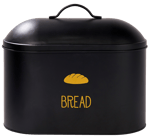 VIRA Caixa para pão preto H 25,5 x W 34 x D 18 cm